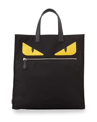 fendi monster creature tote bag|fendi tote bag vintage.